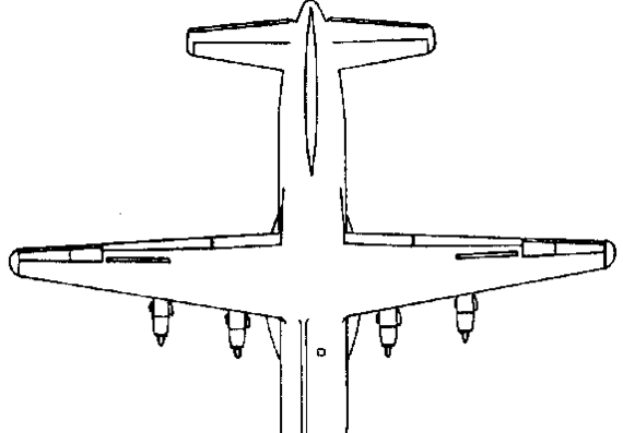 Самолет Short SC.5/10 Belfast (England) (1964) - чертежи, габариты, рисунки