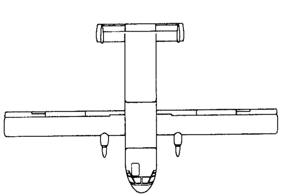 Самолет Short SC.7 Skyvan (England) (1963) - чертежи, габариты, рисунки