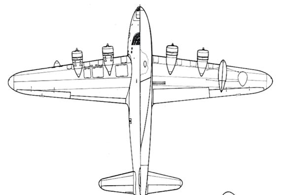 Самолет Short Sunderland - чертежи, габариты, рисунки