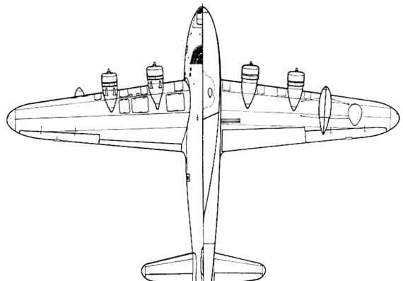 Самолет Short Sunderland Mk. III - чертежи, габариты, рисунки