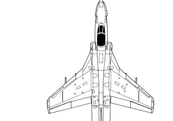 Самолет Soko J-22 Orao - чертежи, габариты, рисунки