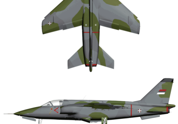 Aircraft Soko J22 Orao - drawings, dimensions, figures