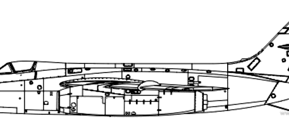 Sud Aviation 4050 Vautour IIB - drawings, dimensions, figures
