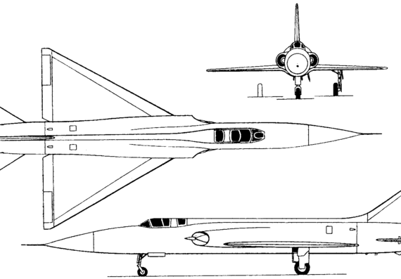 Самолет М P-1 (Russia) (1958) - чертежи, габариты, рисунки