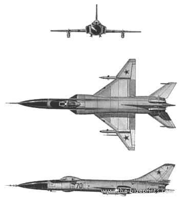 Самолет М Su-15TM Flagon - чертежи, габариты, рисунки