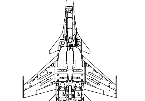 Самолет М Su-30 (Russia) (1993) - чертежи, габариты, рисунки