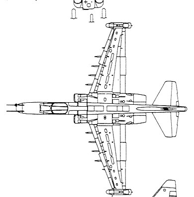 Самолет М Su-39 - чертежи, габариты, рисунки