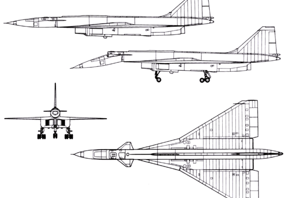 Самолет М T-4 (100) (Russia) (1972) - чертежи, габариты, рисунки