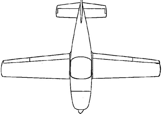 Самолет Super Pulsar 100 - чертежи, габариты, рисунки