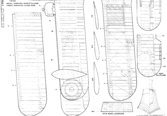 Самолет Supermarine Stranraer 02 - чертежи, габариты, рисунки