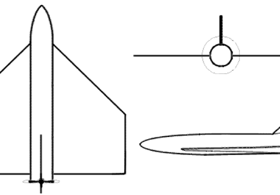 Самолет Target Technology Crecerelle - чертежи, габариты, рисунки
