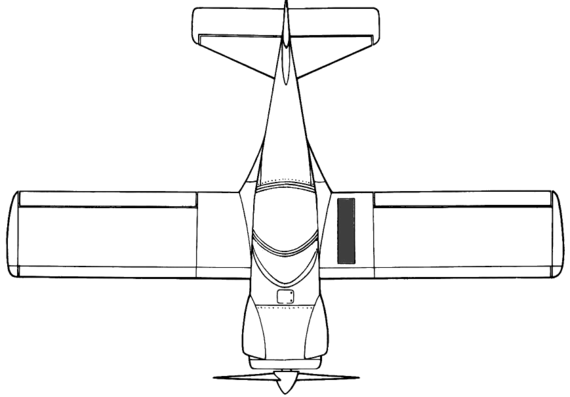 Самолет Taylor Minihawk - чертежи, габариты, рисунки