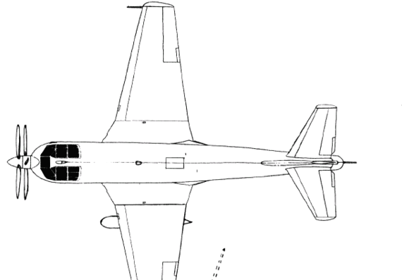 Самолет Туполев Tu-91 (Russia) (1954) - чертежи, габариты, рисунки