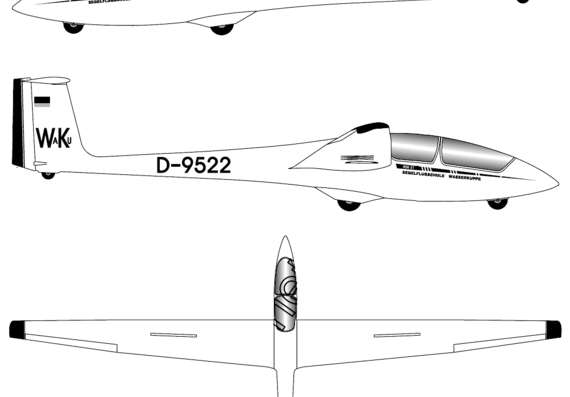Самолет Unknown Aircraft 1 - чертежи, габариты, рисунки