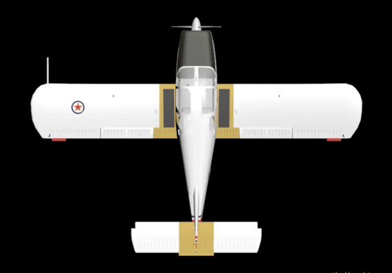 Aircraft Utva V 53 - drawings, dimensions, figures