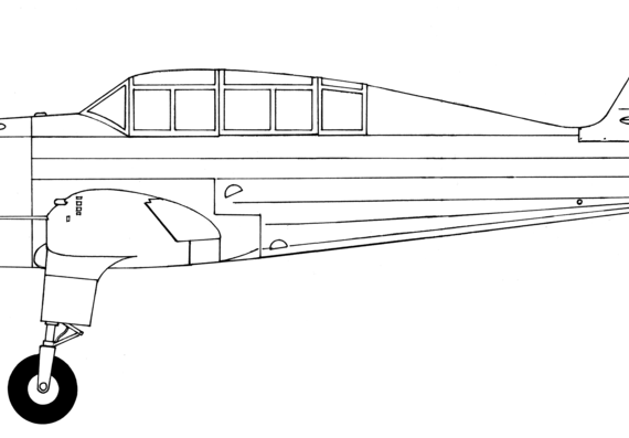Самолет V.L Viry II - чертежи, габариты, рисунки
