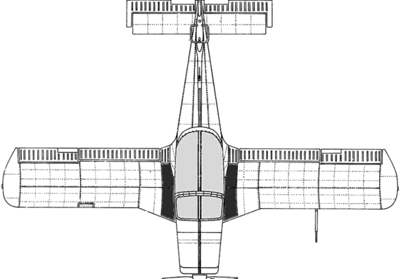 Самолет Valmet L-70 Militrainer - чертежи, габариты, рисунки