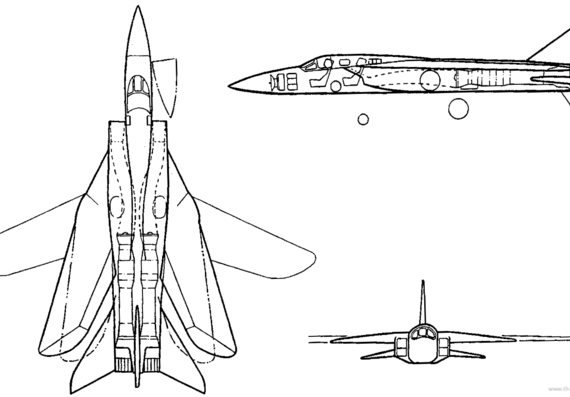 Самолет Vickers-Supermarine 583 - чертежи, габариты, рисунки
