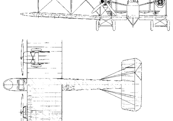 Самолет Vickers FB27 Vimy Atlantic (1929) - чертежи, габариты, рисунки