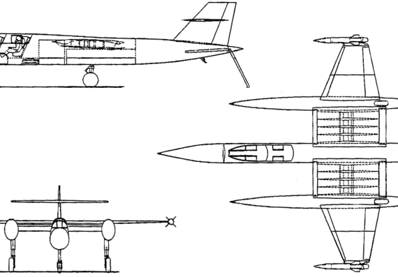 Vickers Supermarine Type 582 Single - drawings, dimensions, figures