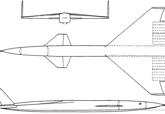 Самолет Vickers Type 799 - чертежи, габариты, рисунки
