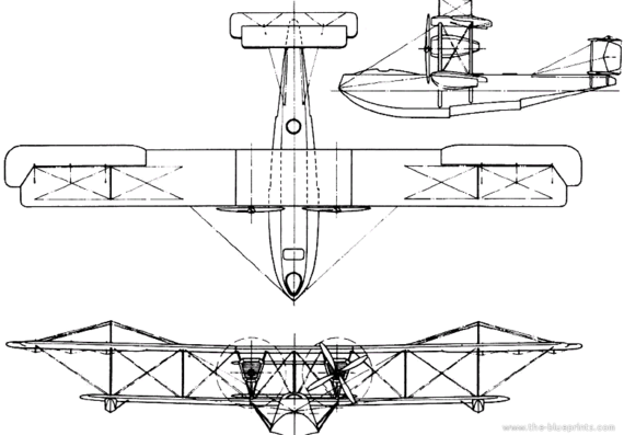 Самолет Vickers Valentia (England) (1921) - чертежи, габариты, рисунки
