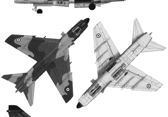 Самолет Vought A-7H Corsair II - чертежи, габариты, рисунки