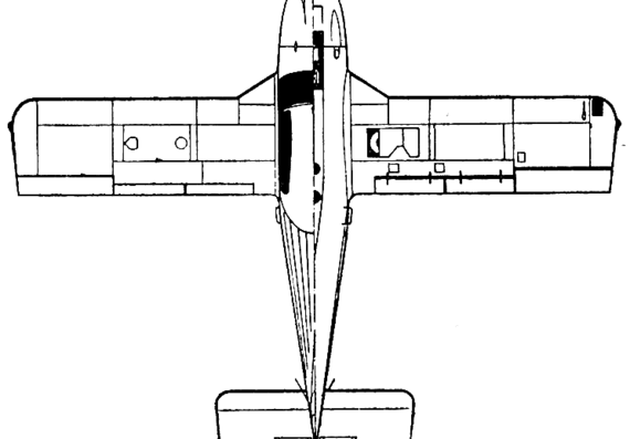 Самолет Wassmer Wa-40 Super IV - чертежи, габариты, рисунки