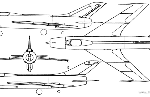 Самолет Яковлев Yak-140 (Russia) (1955) - чертежи, габариты, рисунки
