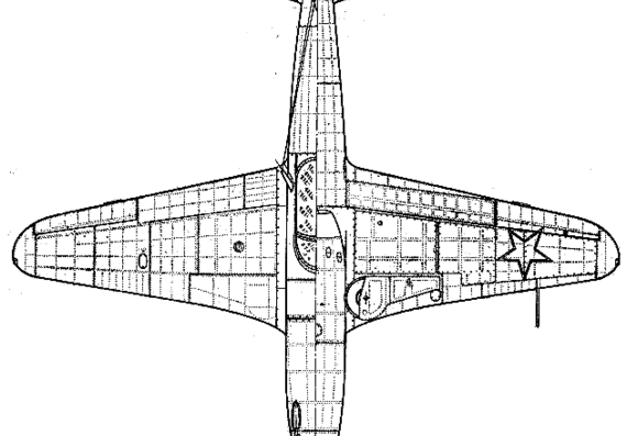 Самолет Яковлев Yak-15 (Feather) - чертежи, габариты, рисунки