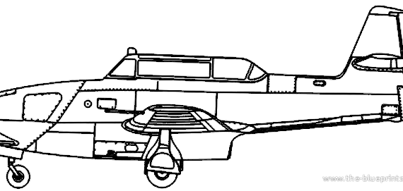 Самолет Яковлев Yak-23UTI - чертежи, габариты, рисунки