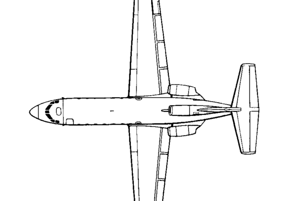 Самолет Яковлев Yak-40 (Russia) (1966) - чертежи, габариты, рисунки