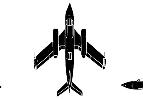 Самолет Яковлев Як 25 Firebore B - чертежи, габариты, рисунки