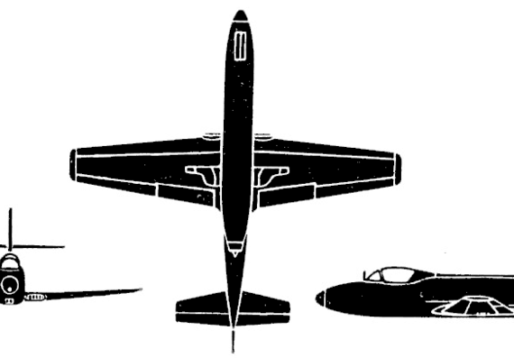 Самолет Яковлев Як 32 - чертежи, габариты, рисунки