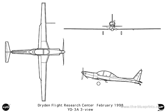 Самолет Yo-3 A - чертежи, габариты, рисунки