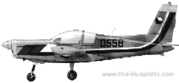 Самолет Zlin Z-142C - чертежи, габариты, рисунки