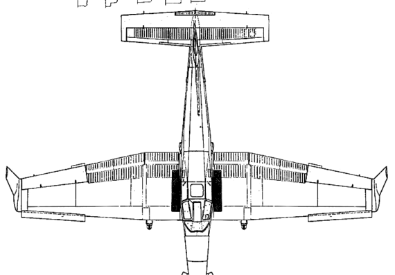 Самолет Zlin Z-157 Agro Turbo - чертежи, габариты, рисунки