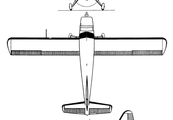 de Havilland Canada DHC2 Beaver - drawings, dimensions, figures