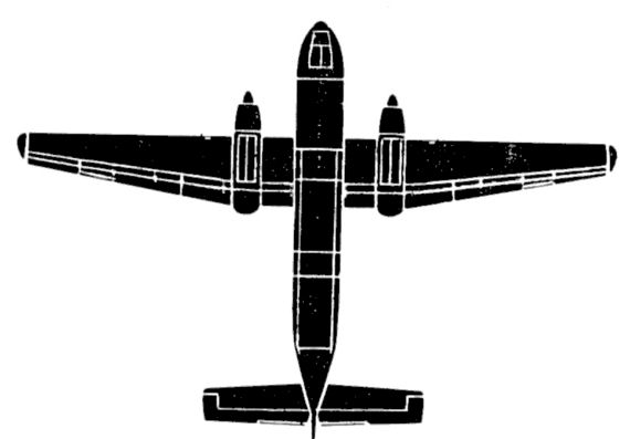 Aircraft de Havilland Canada DHC4 Caribou - drawings, dimensions, figures