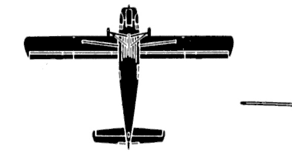 Самолет de Havilland Canada U1 Otter - чертежи, габариты, рисунки