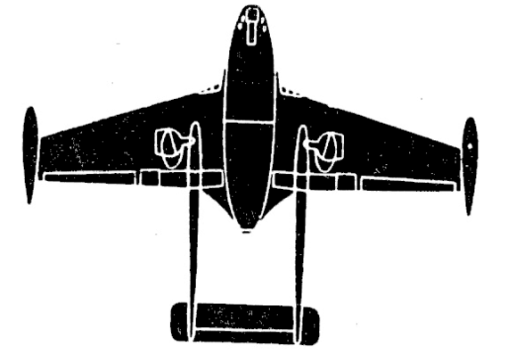Aircraft de Havilland DH.100 Venom - drawings, dimensions, figures