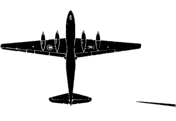Самолет de Havilland DH.114 Heron - чертежи, габариты, рисунки