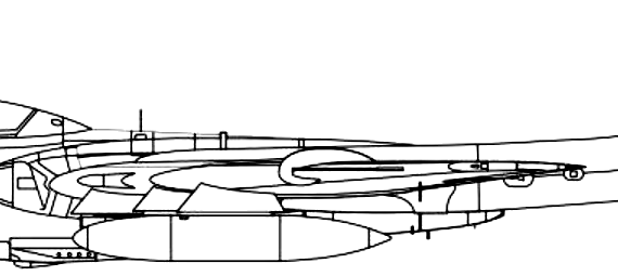 Aircraft de Havilland Sea Vixen FAW.1 - drawings, dimensions, figures
