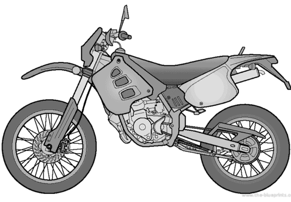 Aprilia RX 50 motorcycle - drawings, dimensions, figures