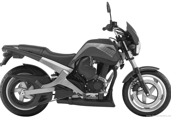 Buell Blast motorcycle (2005) - drawings, dimensions, pictures