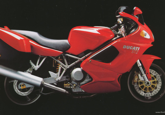 Мотоцикл Ducati ST-2 - чертежи, габариты, рисунки