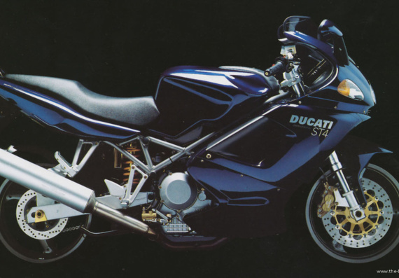 Мотоцикл Ducati ST-4 - чертежи, габариты, рисунки