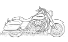 Harley-Davidson Road King Custom motorcycle (2005) - drawings, dimensions, pictures
