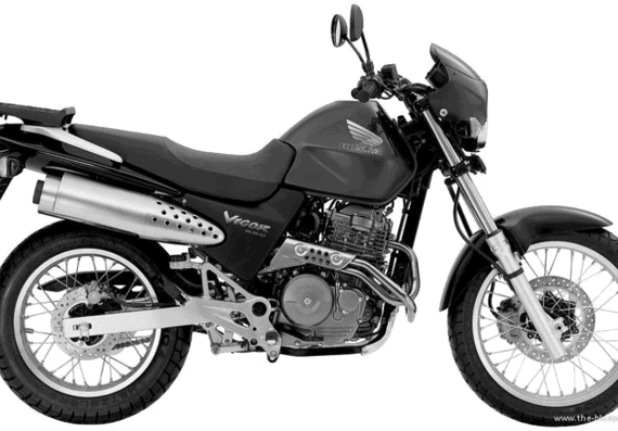 Honda FX650 Vigor motorcycle (2003) - drawings, dimensions, pictures