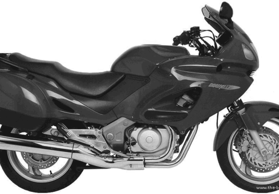 Мотоцикл Honda NT650V Deauville (1998) - чертежи, габариты, рисунки